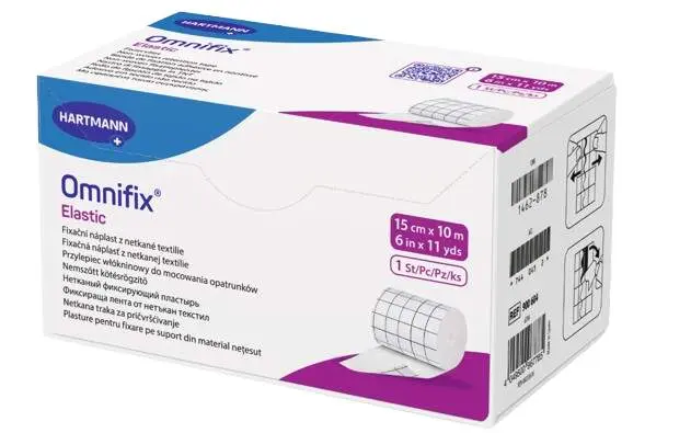 NÁPLAST OMNIFIX ELASTIC 15CMX10M, 1KS