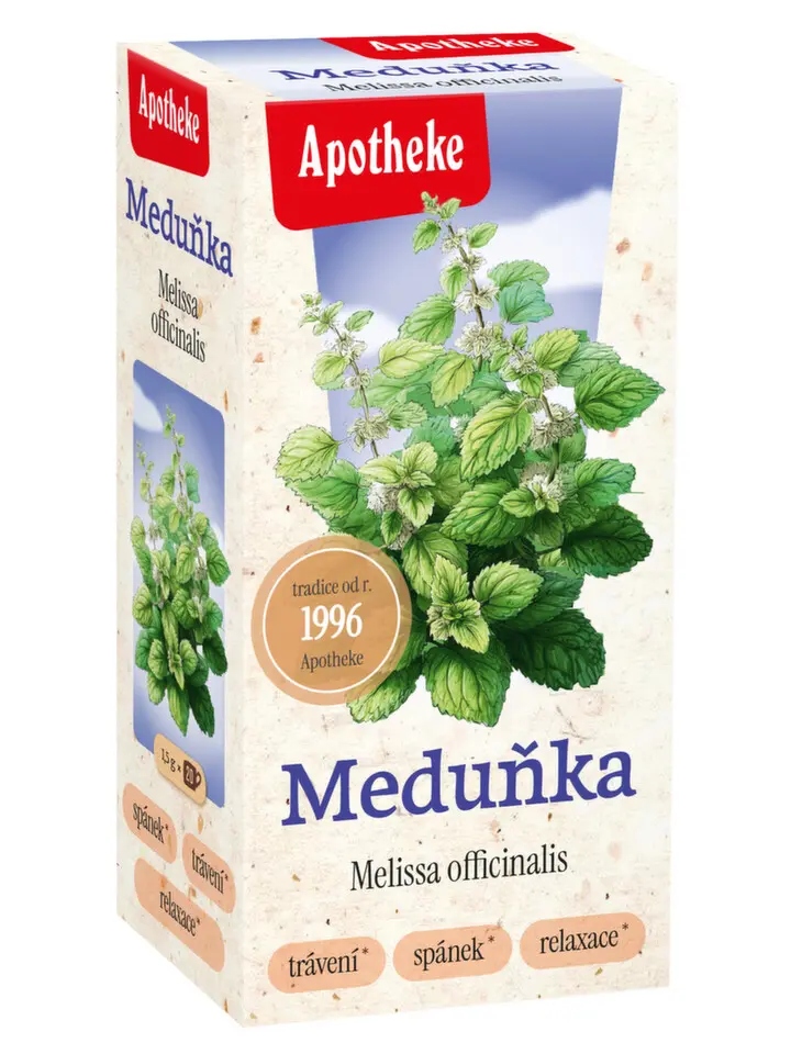 APOTHEKE Meduňka lékařská čaj 20 sáčků