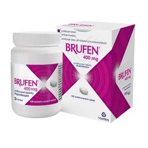 Brufen 400 mg 100 potahovaných tablet