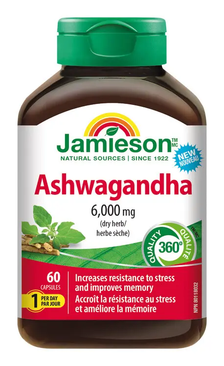 JAMIESON Ashwagandha cps.60