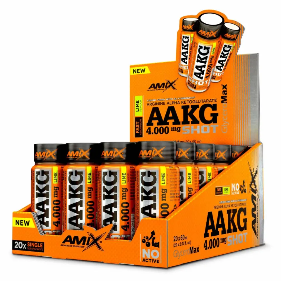 AMIX AAKG 4000mg Shot, 20x60ml, Lime