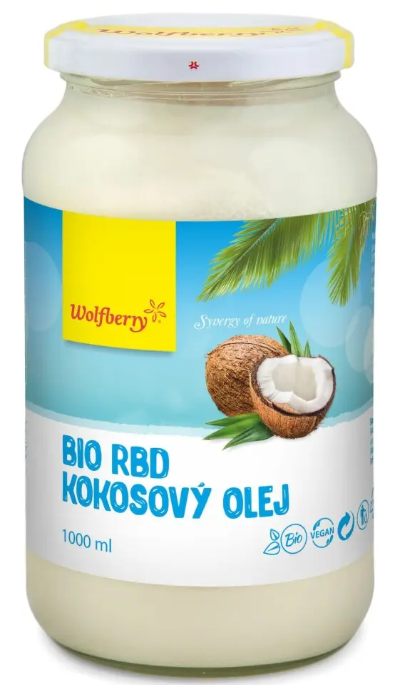 RBD Kokosový olej BIO 1000ml Wolfberry