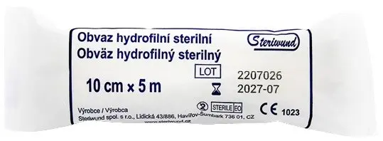 Obin.hydrofil.pletené ster.10cmx5m Steriwund