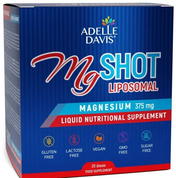 Adelle Davis MgSHOT Liposomal Magnesium 20x25ml