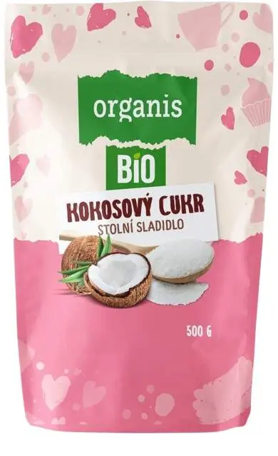 Organis Kokosový cukr stolní sladidlo BIO 500g