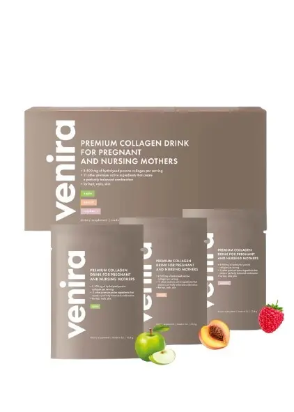 Venira Kolagenový drink pro těhotné a kojící maminky mix příchutí 30x10.8g
