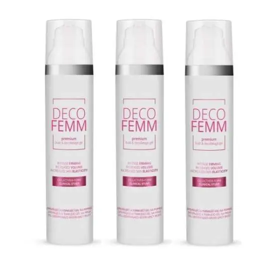 DecoFemm zpevňující formující gel poprsí 3x100ml