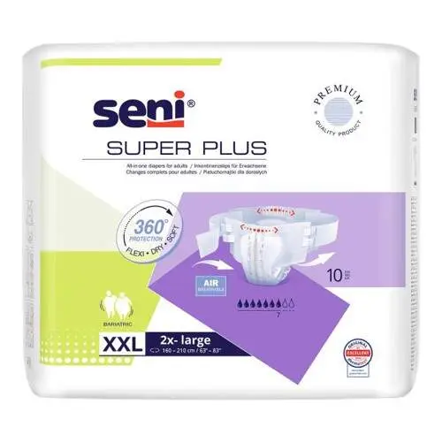 Seni Super Plus inkon.plenkové kalhotky XXL 10ks