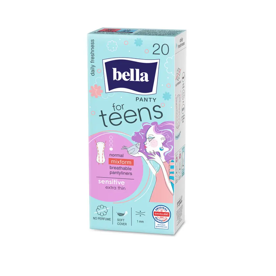 Bella for teens Panty slipové vložky Sensitive20ks