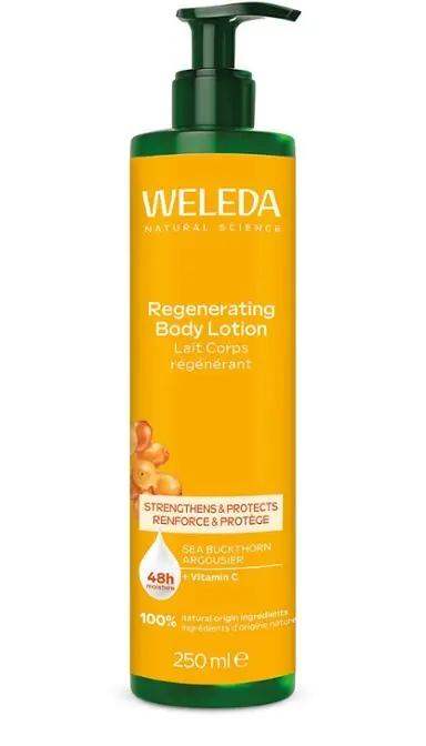 Weleda Rakytníková regenerační tělové mléko Tělový balzám Unisex 250 ml