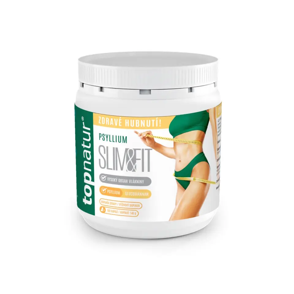 Topnatur Psyllium Fit & Slim 180 kapslí 148 g