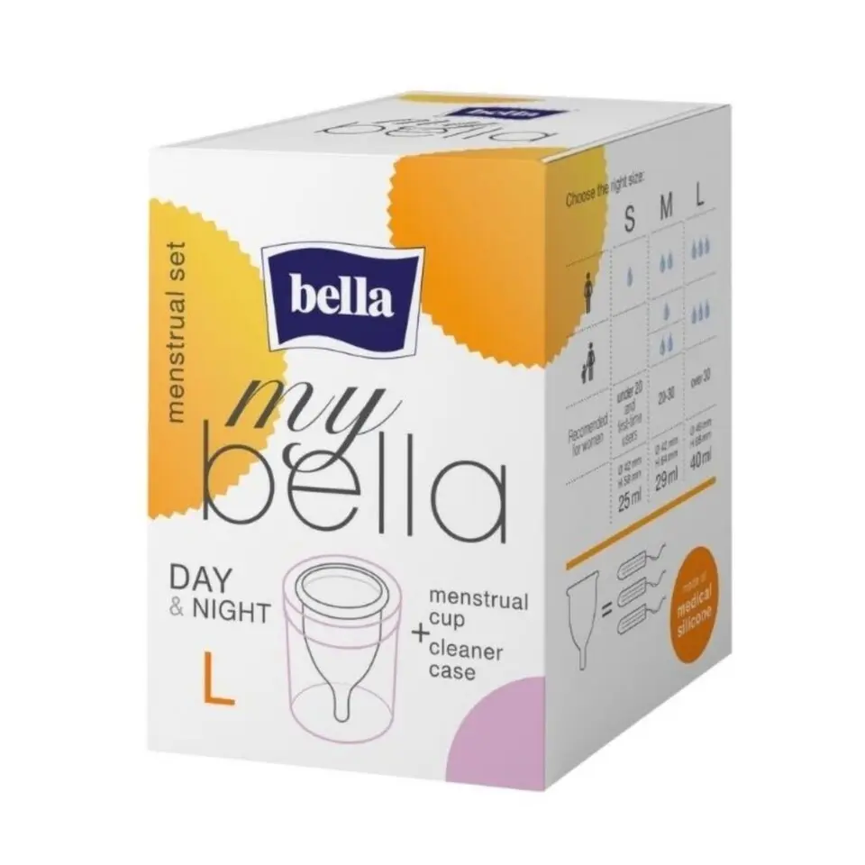 My Bella menstruační kalíšek+čisticí pouzdro vel.L