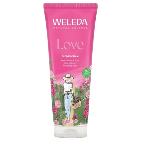 WELEDA LOVE Růžový sprchový krém 200ml