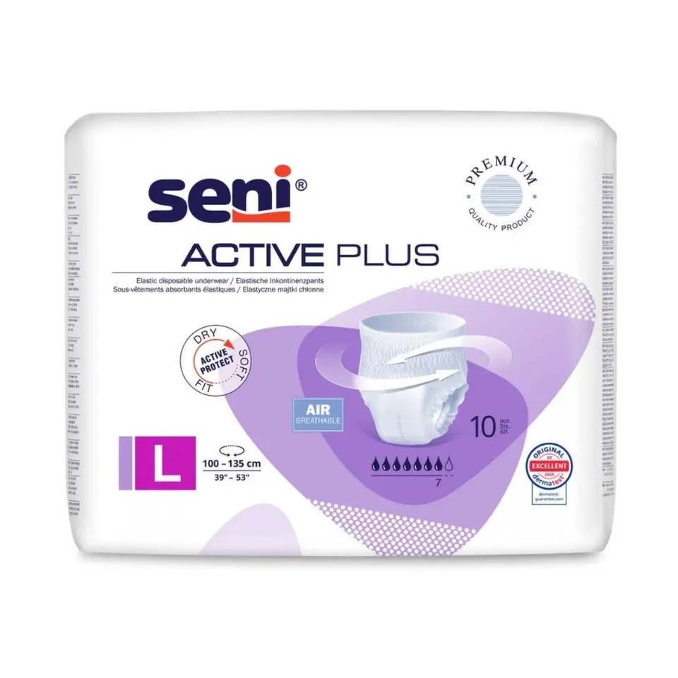 Seni Active Plus inkon.plen.kalhotky L 10ks
