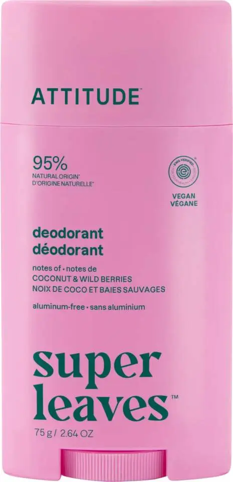 Přírodní deodorant ATTITUDE Super leaves - kokos a lesní plody 75 g