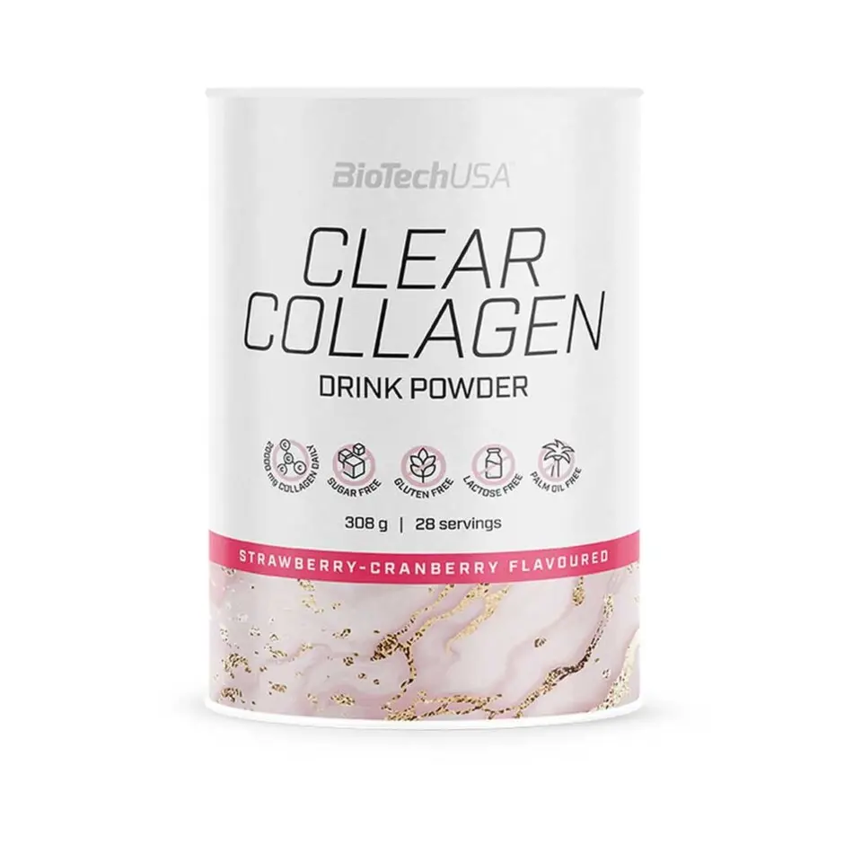 BioTech Clear Collagen strawberry cranberry 308 g