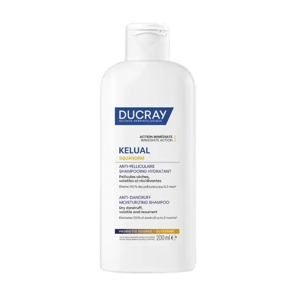 DUCRAY Kelual Squanorm Šampon hyd.suché lupy 200ml