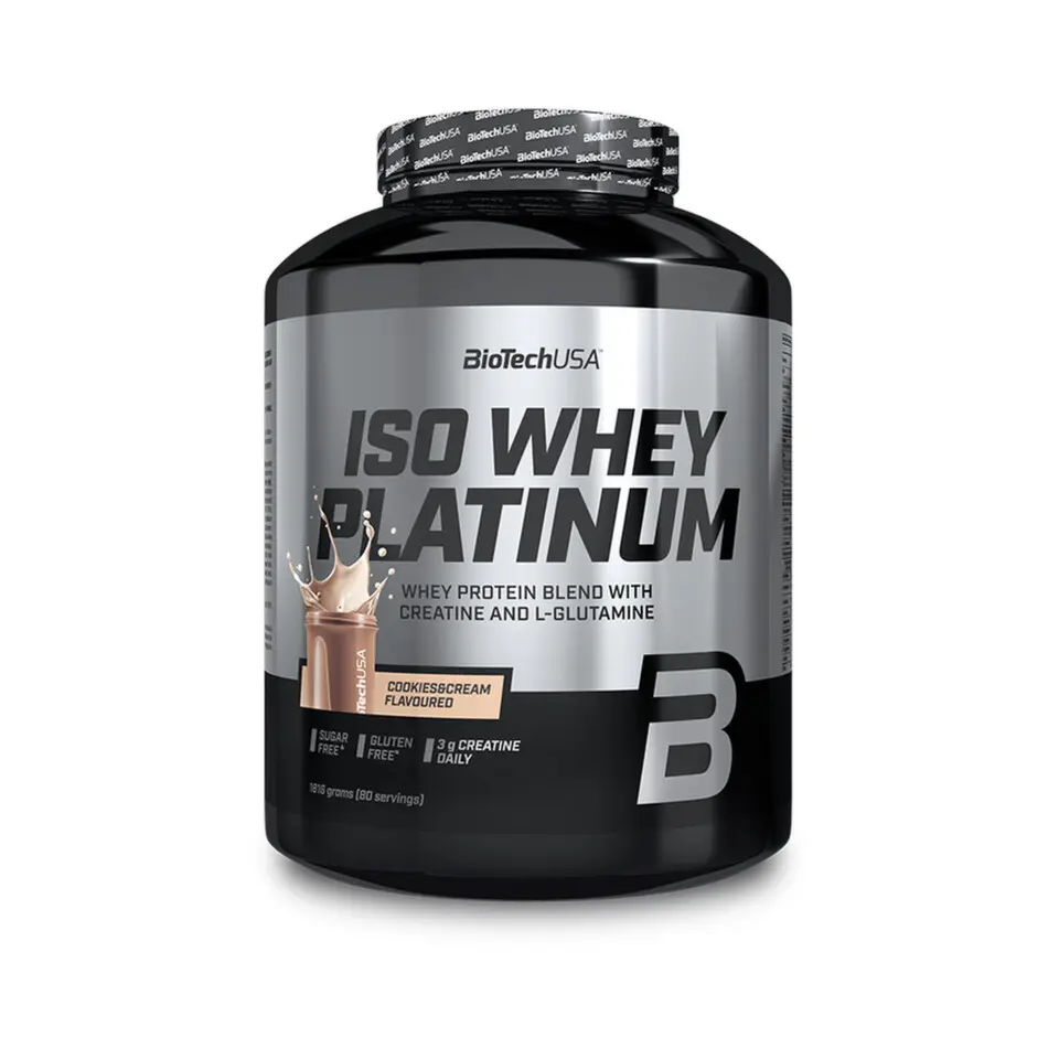 BioTech Iso Whey Platinum Cookies Cream 1816 g
