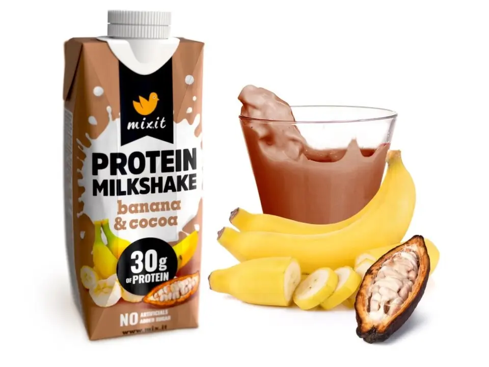 Mixit Proteinový Milkshake banán&kakao 330ml