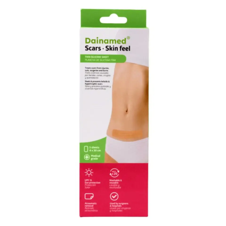 Dainamed Scars Skin feel tenká náplast na jizvy 4x30cm 5ks