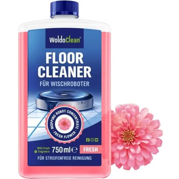 WoldoClean Čistič podlah pro robotické vysavače Fresh 750 ml