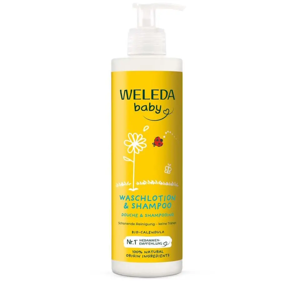 Weleda Měsíčkový mycí krém a šampon 400 ml