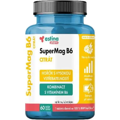 Astina SuperMag B6 citrát tbl.60