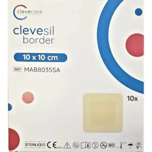 Clevecare Clevesil Border sil.pěn.kr.10x10cm 10ks