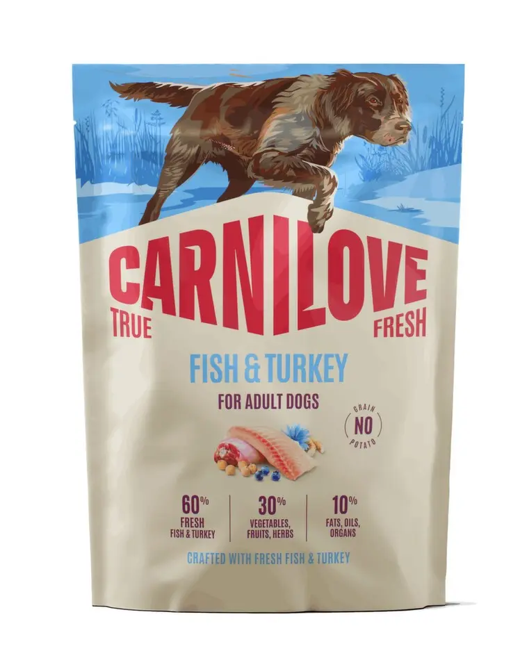 Carnilove Dog True Fresh Dry Fish&Turkey Adult AB1,5kg