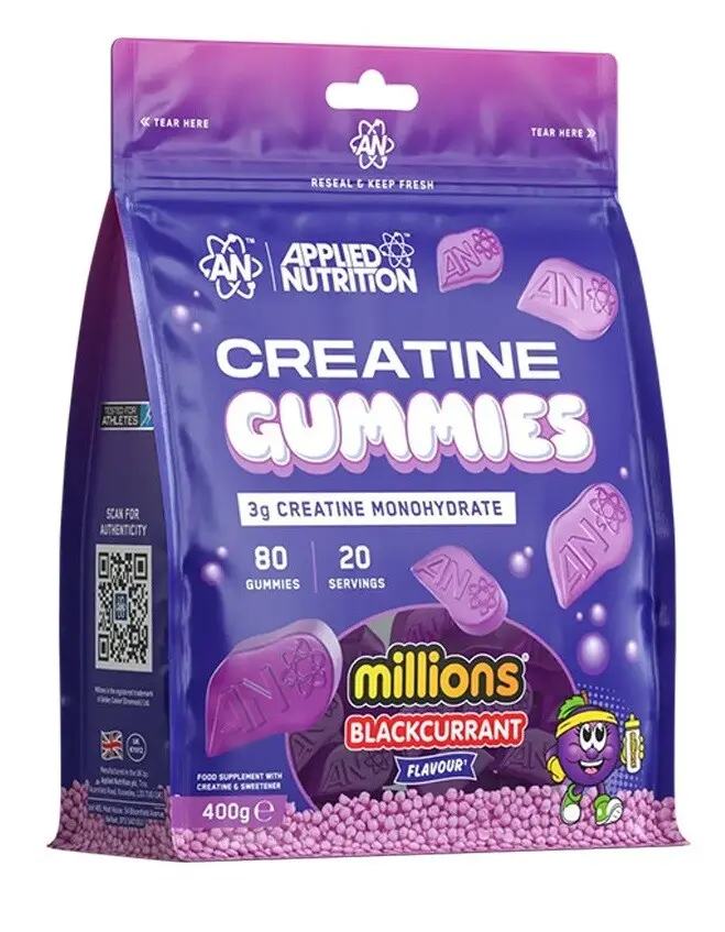 Applied Nutrition Creatine Gummies milions blackcurrant 400 g