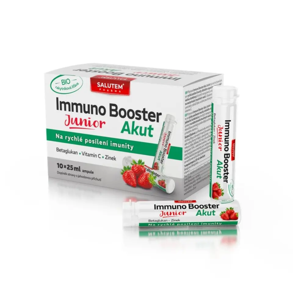 Immuno Booster Akut Junior jahoda 10x25ml