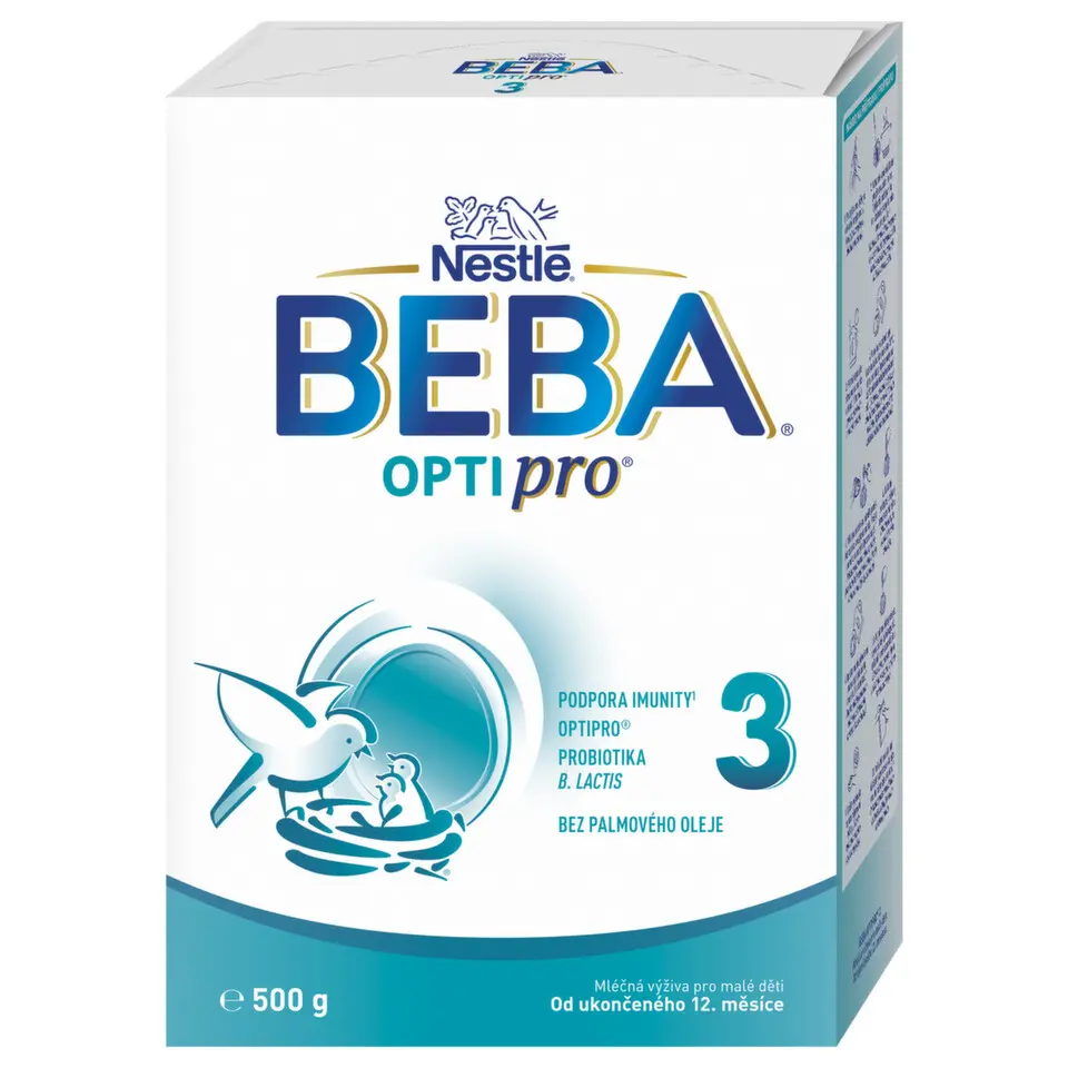 BEBA Batolecí mléko OPTIPRO 3, 12m+ 500 g