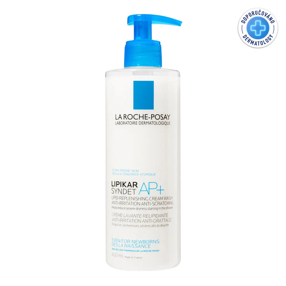 La Roche-Posay Lipikar Syndet AP+ zklidňující krém na ekzémy a atopickou pokožku 400 ml (poškozený aplikátor)