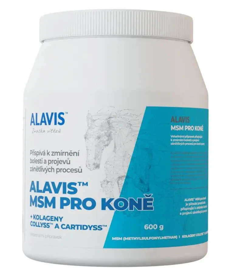 Alavis MSM pro koně Bez příchutě 600 g