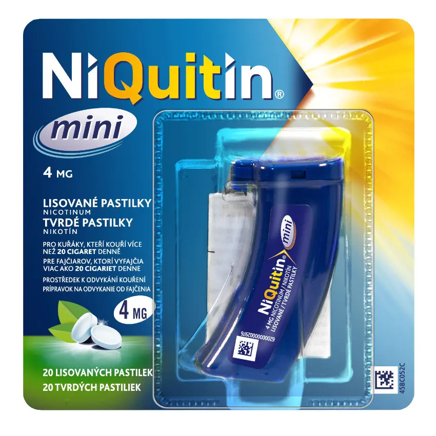 Niquitin Mini 4mg lisovaná pastilka 1x20ks