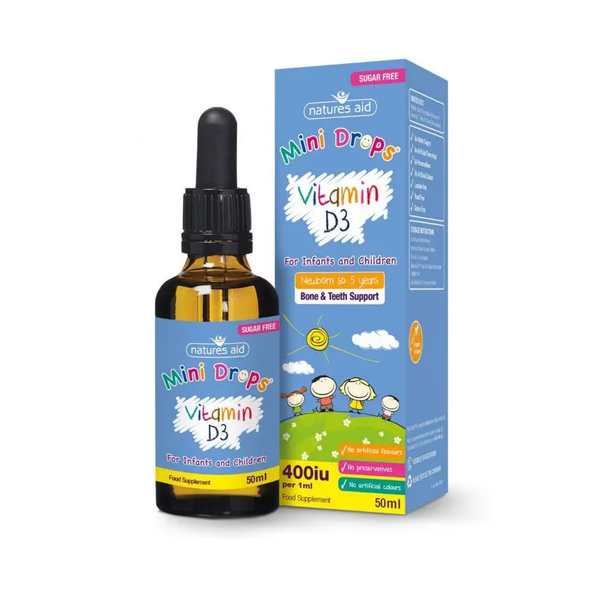 Vitamin D3 kapky pro děti a kojence 50 ml