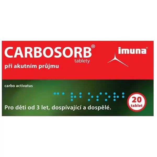 CARBOSORB 320 mg 20 tablet