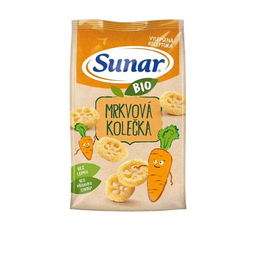 Sunar BIO mrkvová kolečka 45 g