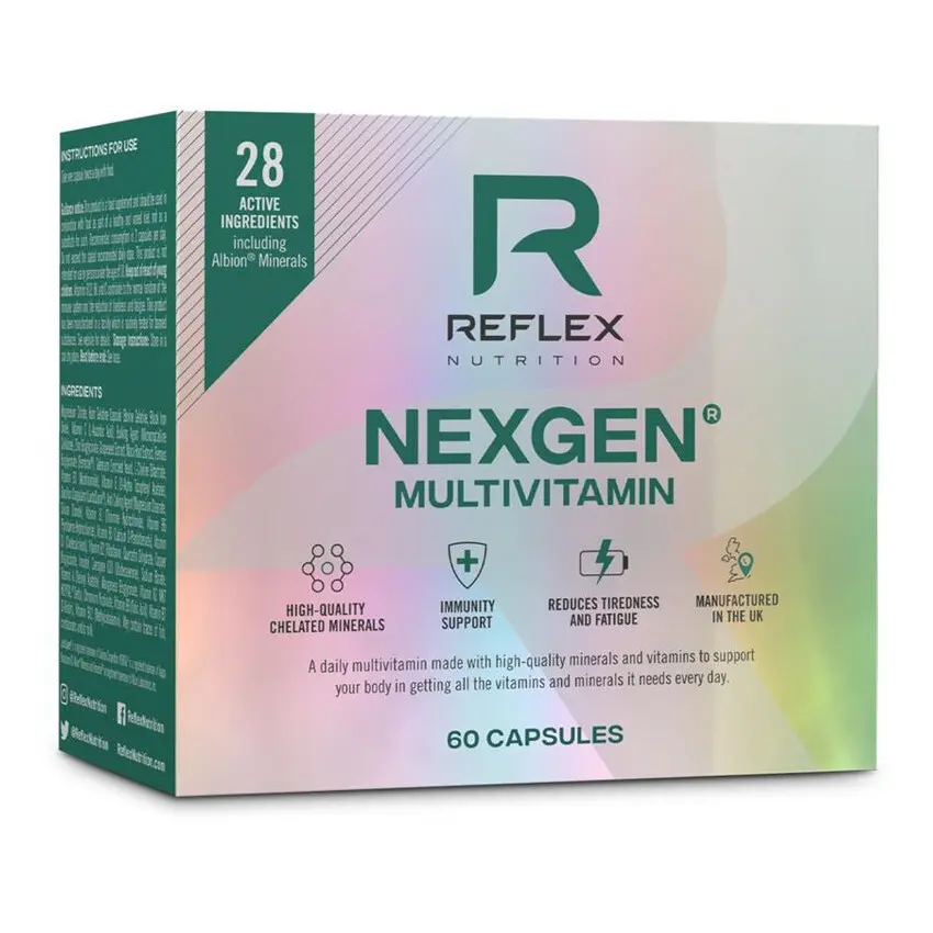 Reflex Nutrition 2x Nexgen 60 kapslí + 1x ZDARMA