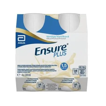 Ensure Plus vanilková příchuť 4x220ml