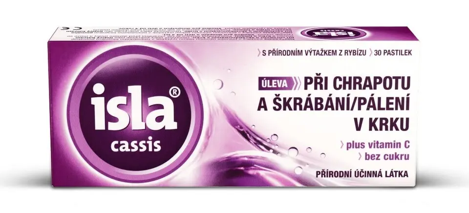 ISLA Cassis bylinné pastilky 30 tablet