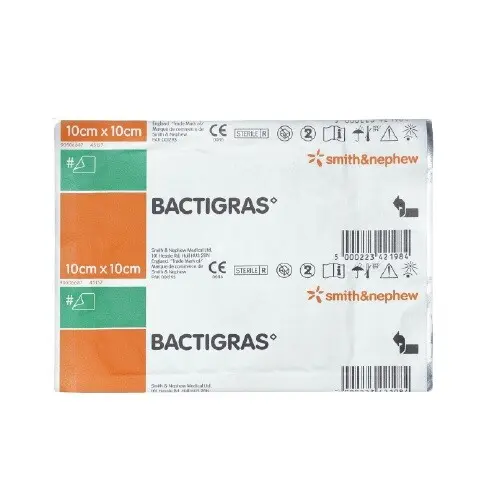 Bactigras Krytí antisept.s mastí 10 x 10cm/10 ks