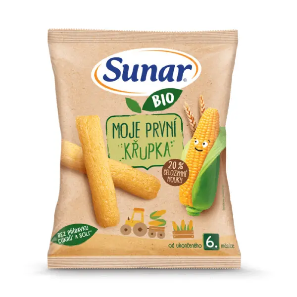Sunar BIO moje první dětská křupka 6m+, 25 g