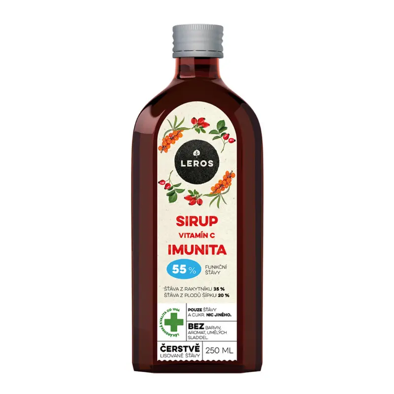 LEROS Sirup vitamín C imunita 250ml