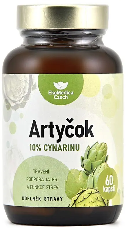 EKOMEDICA Artyčok 60 rostlinných kapslí