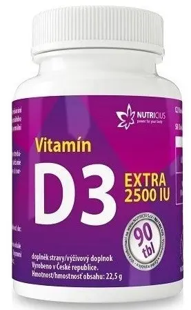 Vitamín D3 EXTRA 2500IU tbl.90
