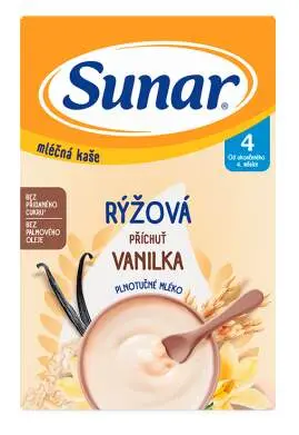 Sunar Mléčná rýžová kaše vanilková 210 g