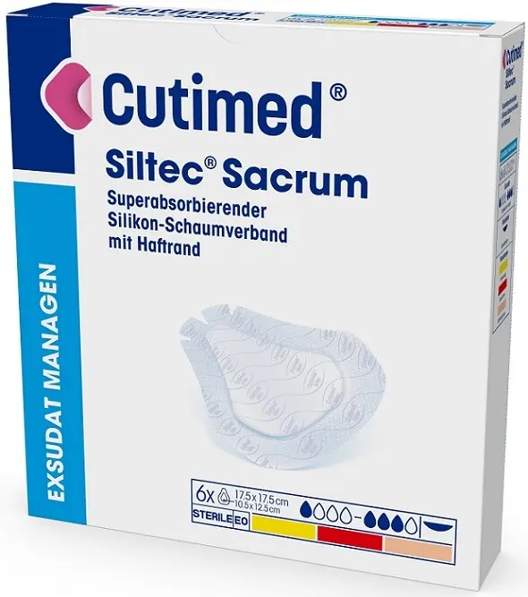 Cutimed Siltec Sacrum 17,5 x 17,5 cm 5 ks