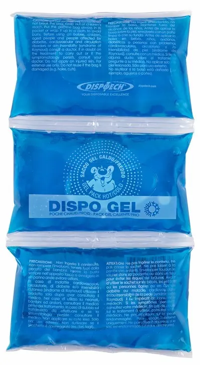 DISPO GEL flex gelový sáček dělený horký/stud. 14 x 24 cm