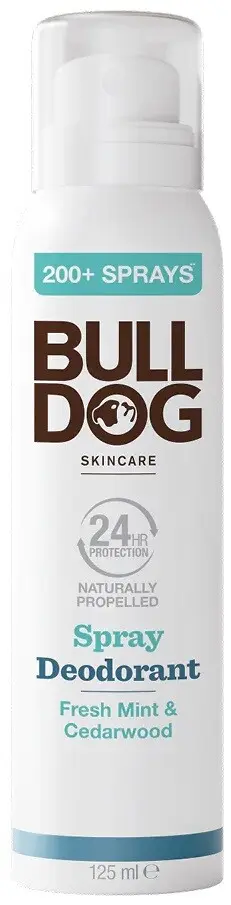BULLDOG Fresh Mint&Cedarwood Spray Deodorant 125ml